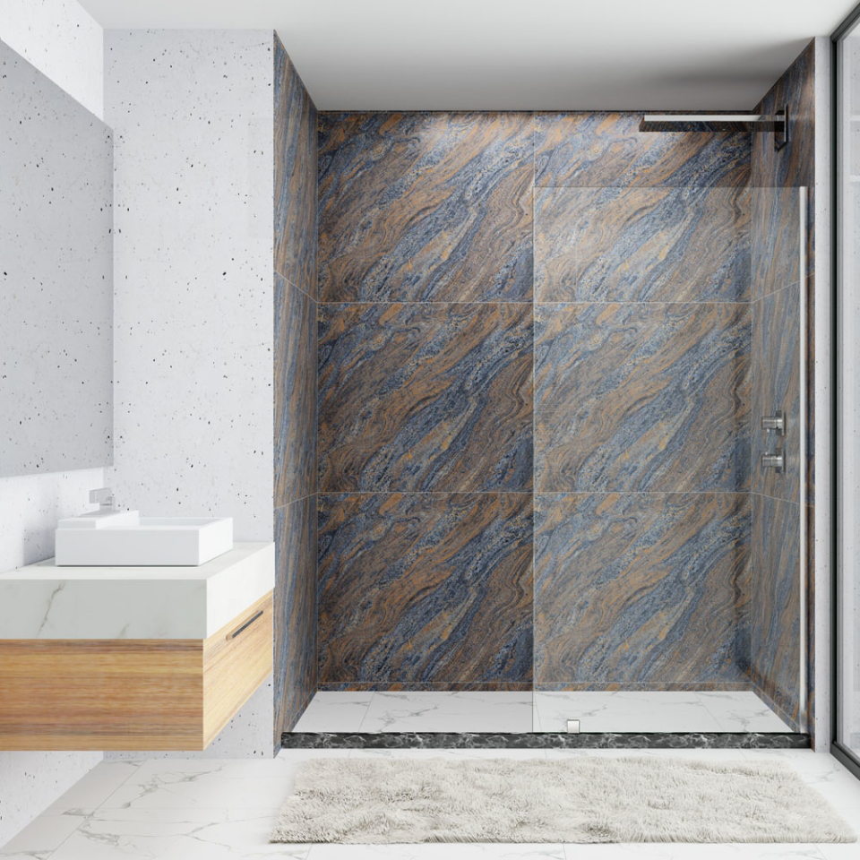 Single Glass Partition